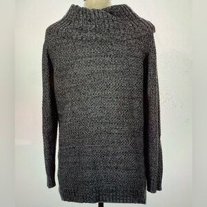 Hilary Radley Women’s Charcoal Turtleneck Size Large